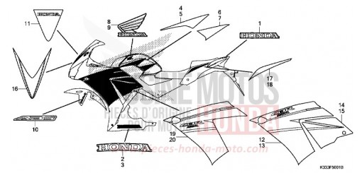 MARKE (2) CBR250RF de 2015